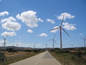 Un parco eolico, Courtesy of Frisocaddie, Flickr. com