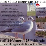 Corso biodiversità urbana Pisa