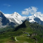 Eiger Mönch e Jungfrau visti da Männlichen