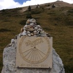 Targa della gara "La Fausto Coppi" del 2007 al Colle Esischie