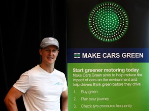 Michael Schumacher, testimonial della campagna Make Cars Green 